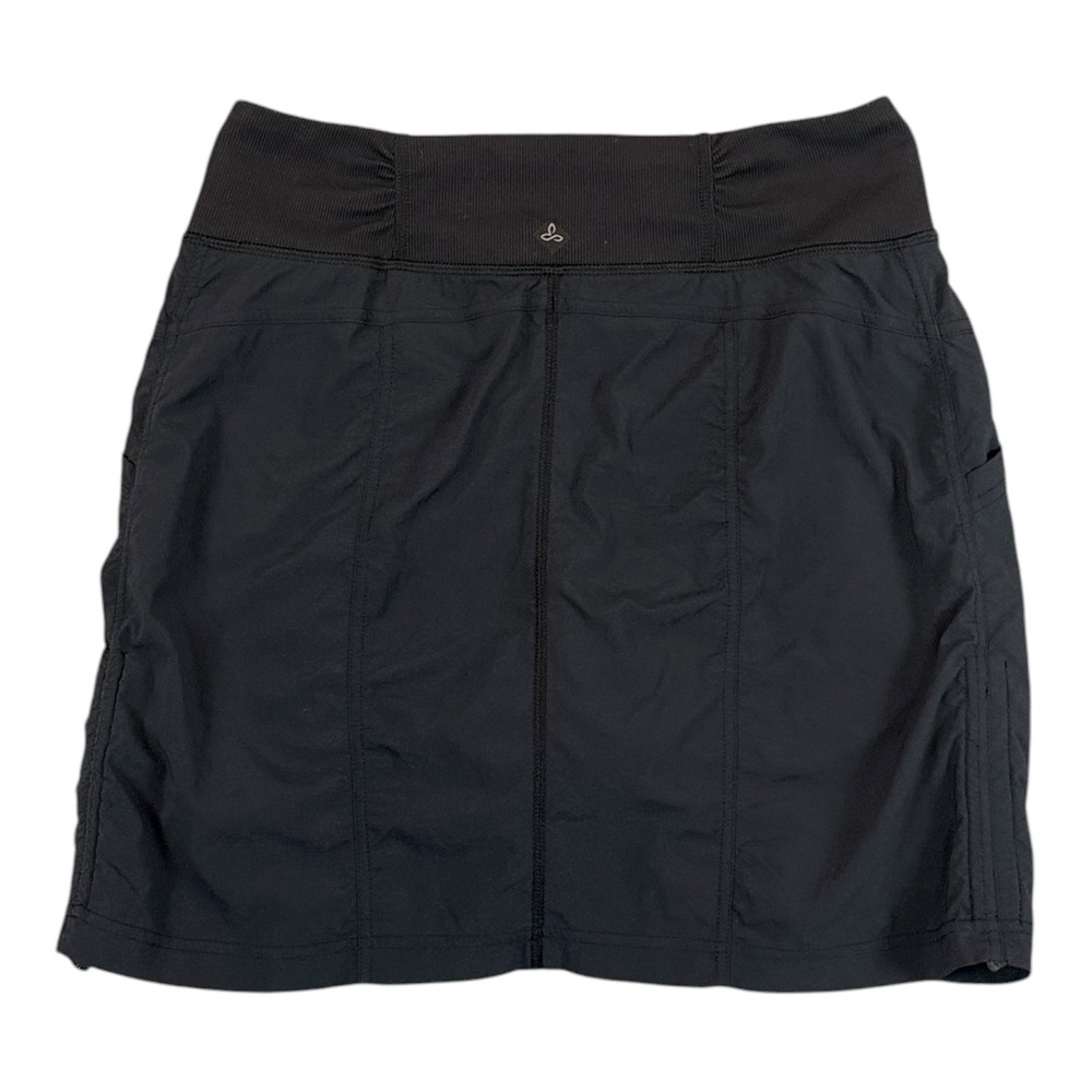 prAna Halle Skort Women Small Black Active Hiking Athletic Pickleball Athleisure - Picture 2 of 13
